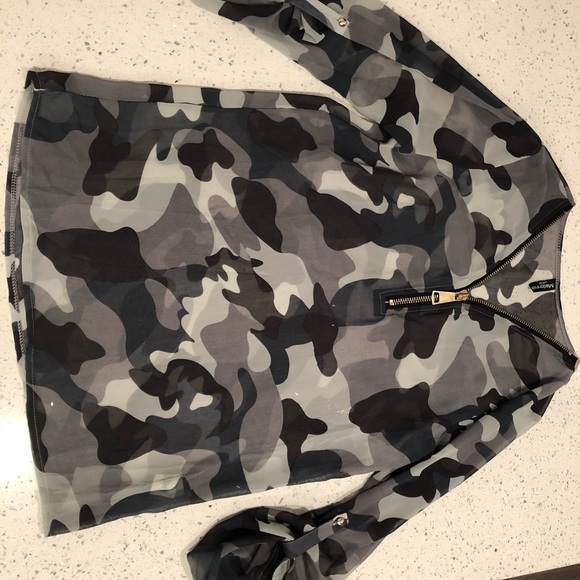 Sheer camouflage tunic - Picture 6 of 8